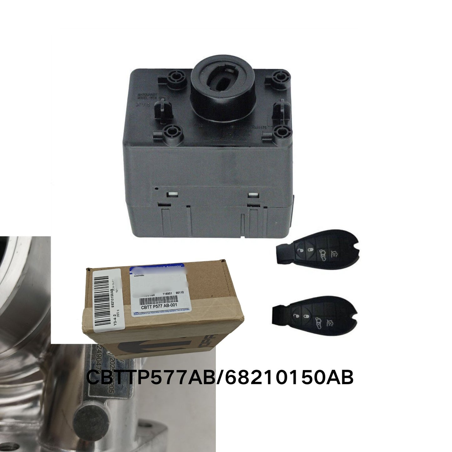68210150AB for 2010 Ram 1500 WIN Module 68210150AB unProgrammed w/ keys CBTTP577AB