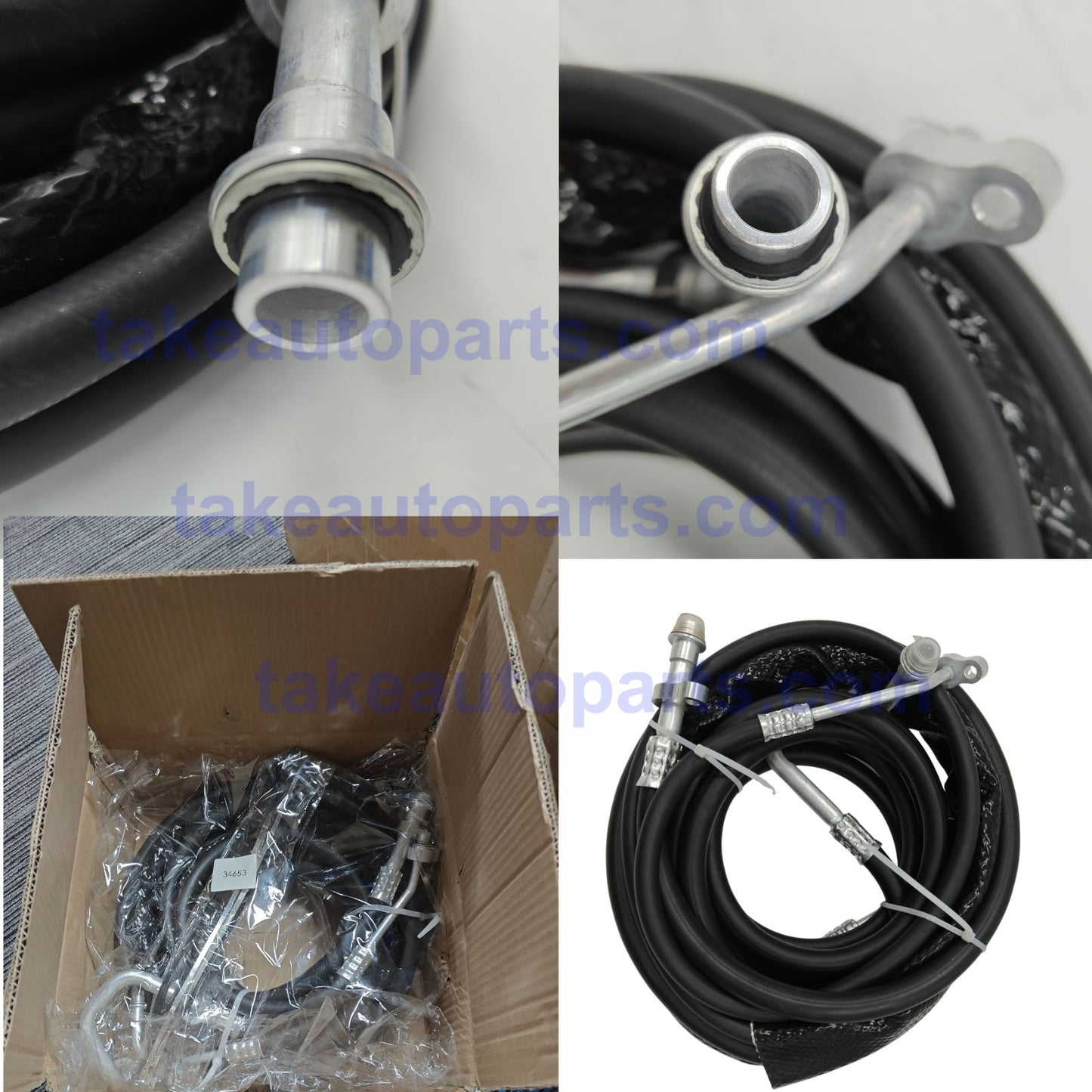 AT34653 Rear AC Air Conditioning Line Set For Acadia Traverse Enclave 07-2017